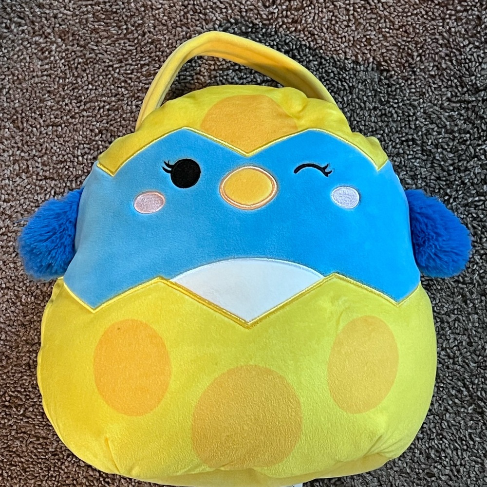 Squishmallows Easter basket chick